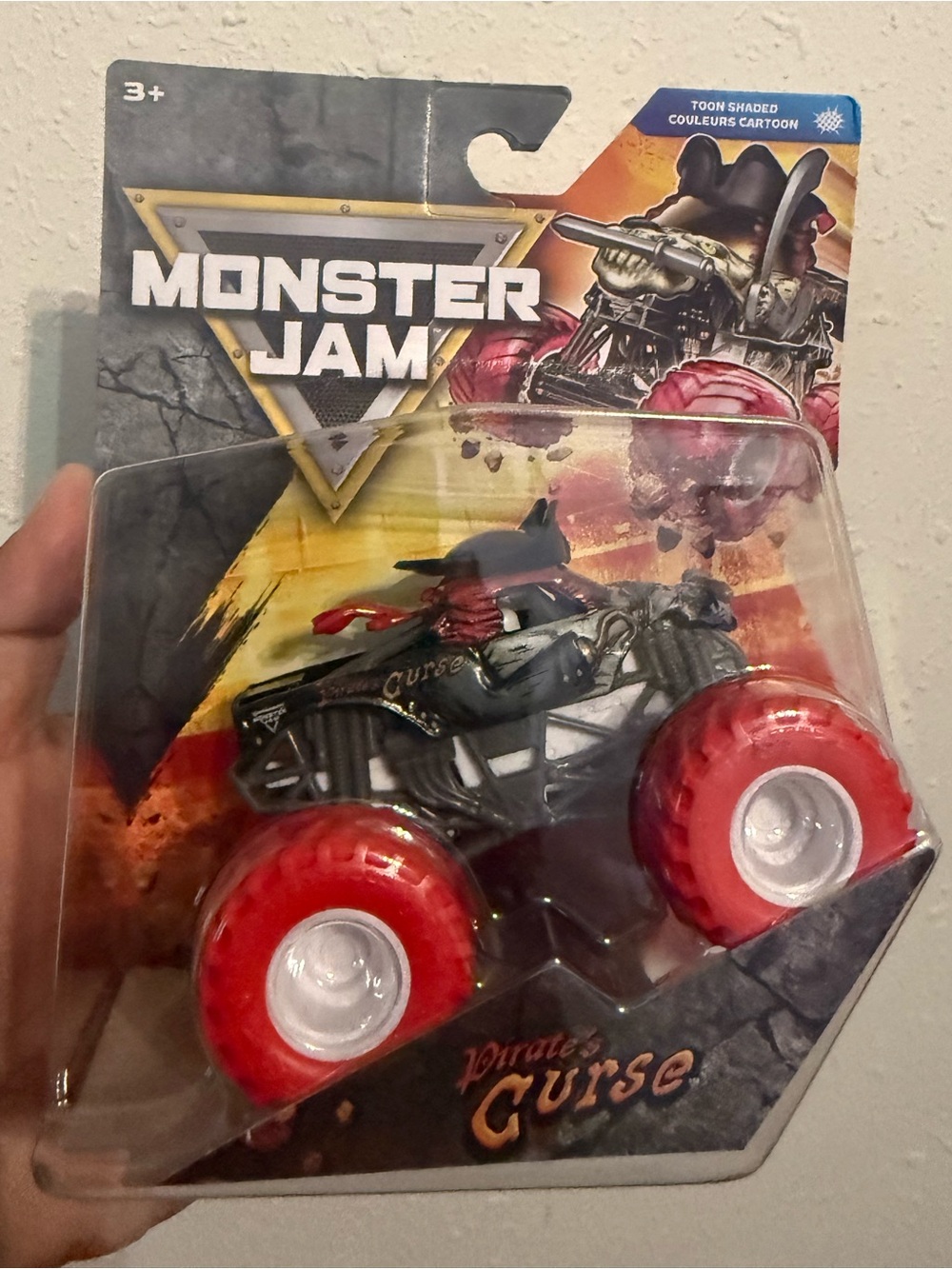 Pirate's Curse Kids Monster Truck Toy - Red Wheels